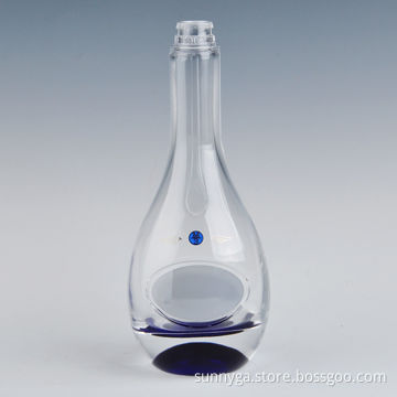 High-quality Heavy Bottom Bottle with 530mL capacity, high white glass material, imprint available